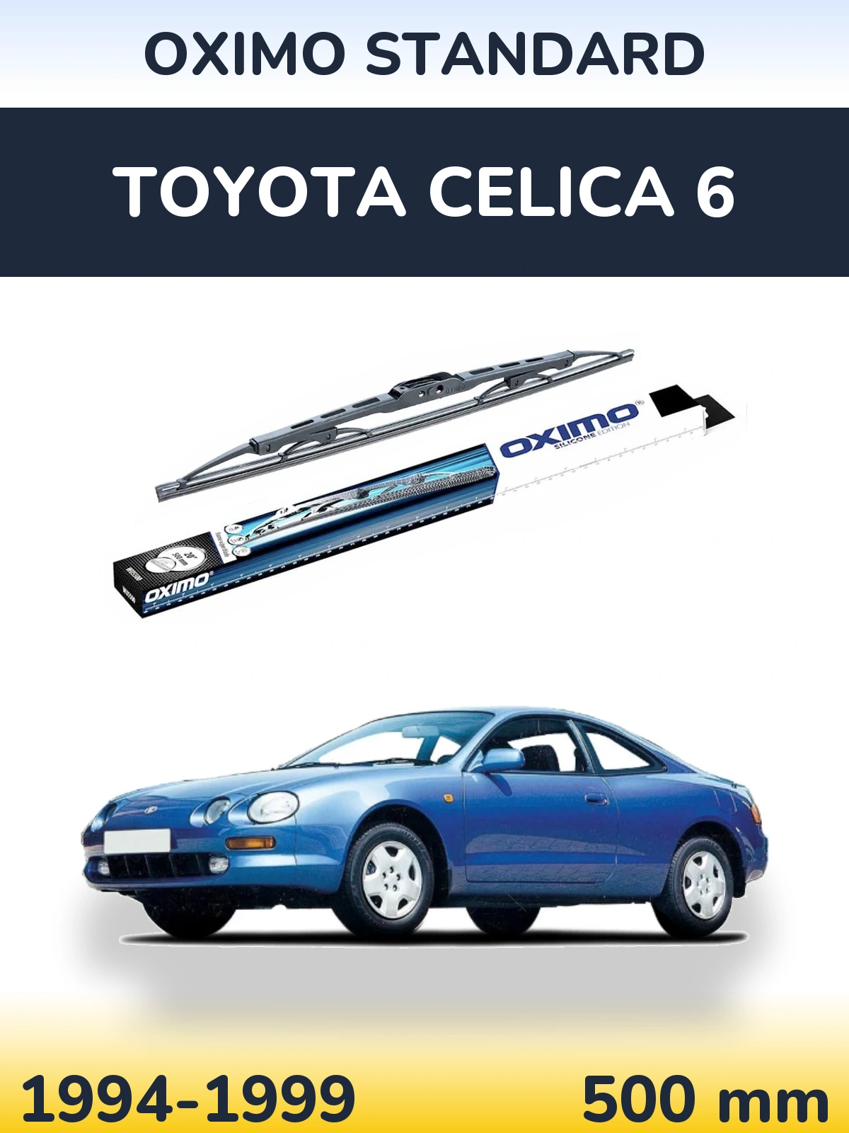 Tylna wycieraczka Oximo Standard 500 mm do Toyota Celica 6 1994-1999