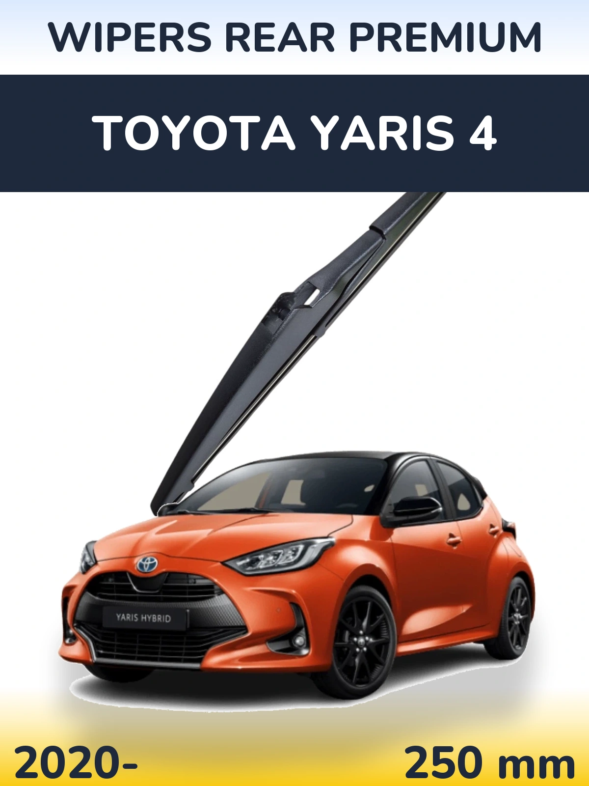 Tylna wycieraczka WIPERS REAR PREMIUM 250 mm do Toyota Yaris 4 2020-2026