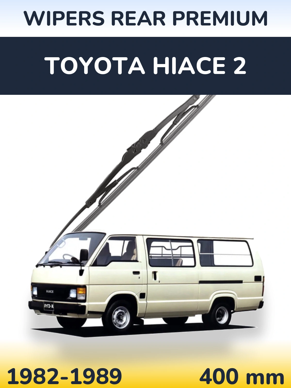 Tylna wycieraczka WIPERS REAR PREMIUM 400 mm do Toyota Hiace 2 1982-1989