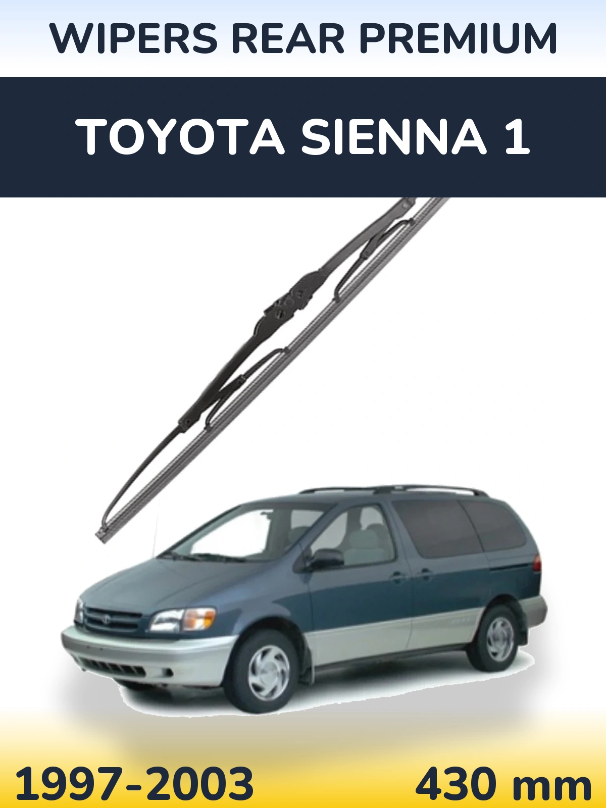 Tylna wycieraczka WIPERS REAR PREMIUM 430 mm do Toyota Sienna 1 1997-2003