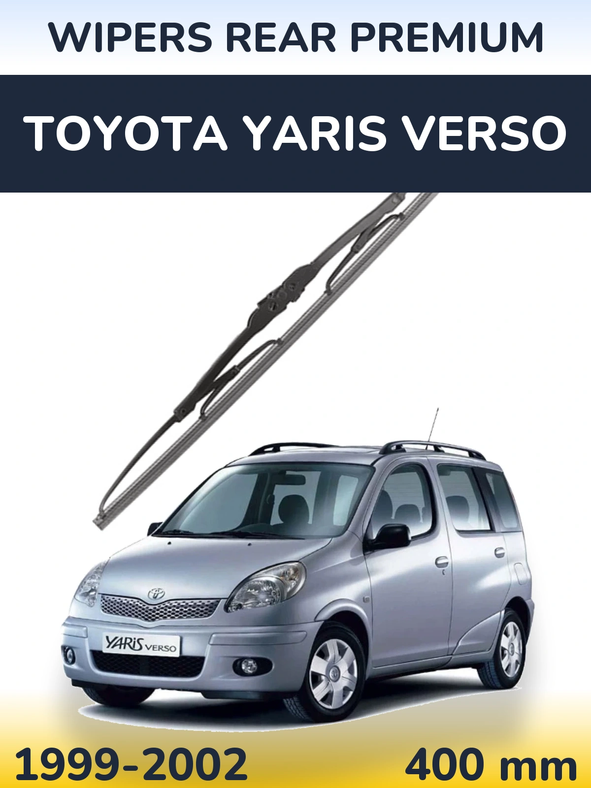 Tylna wycieraczka WIPERS REAR PREMIUM 400 mm do Toyota Yaris Verso 1999-2002