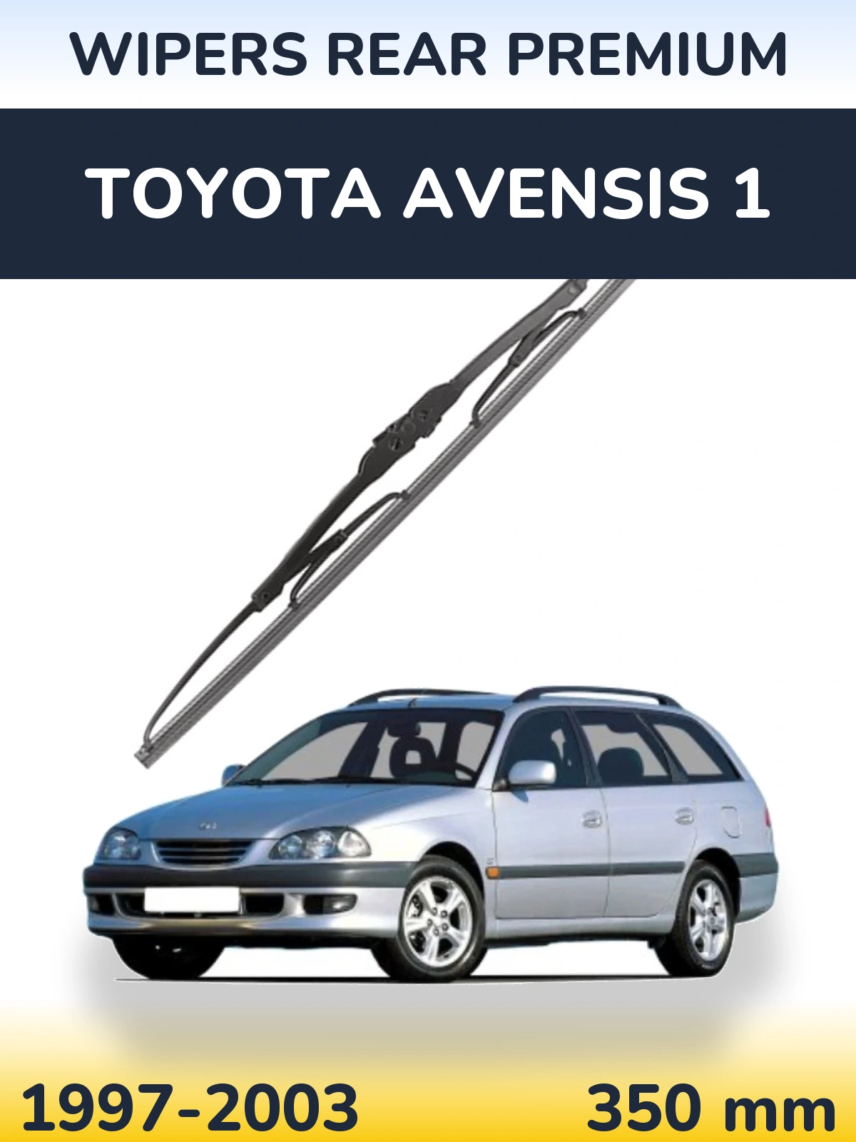 Tylna wycieraczka WIPERS REAR PREMIUM 350 mm do Toyota Avensis 1 1997-2003