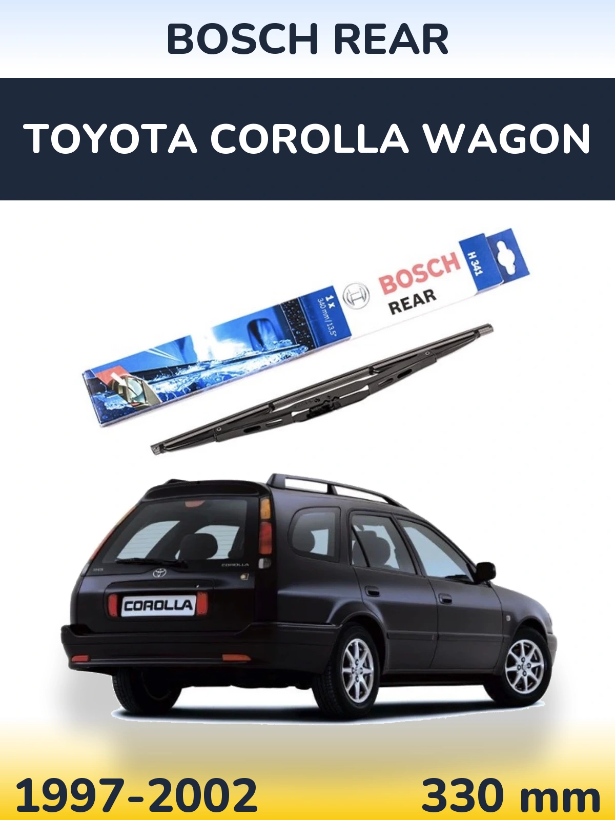 Tylna wycieraczka BOSCH Rear 340 mm do Toyota Corolla Wagon 1997-2002