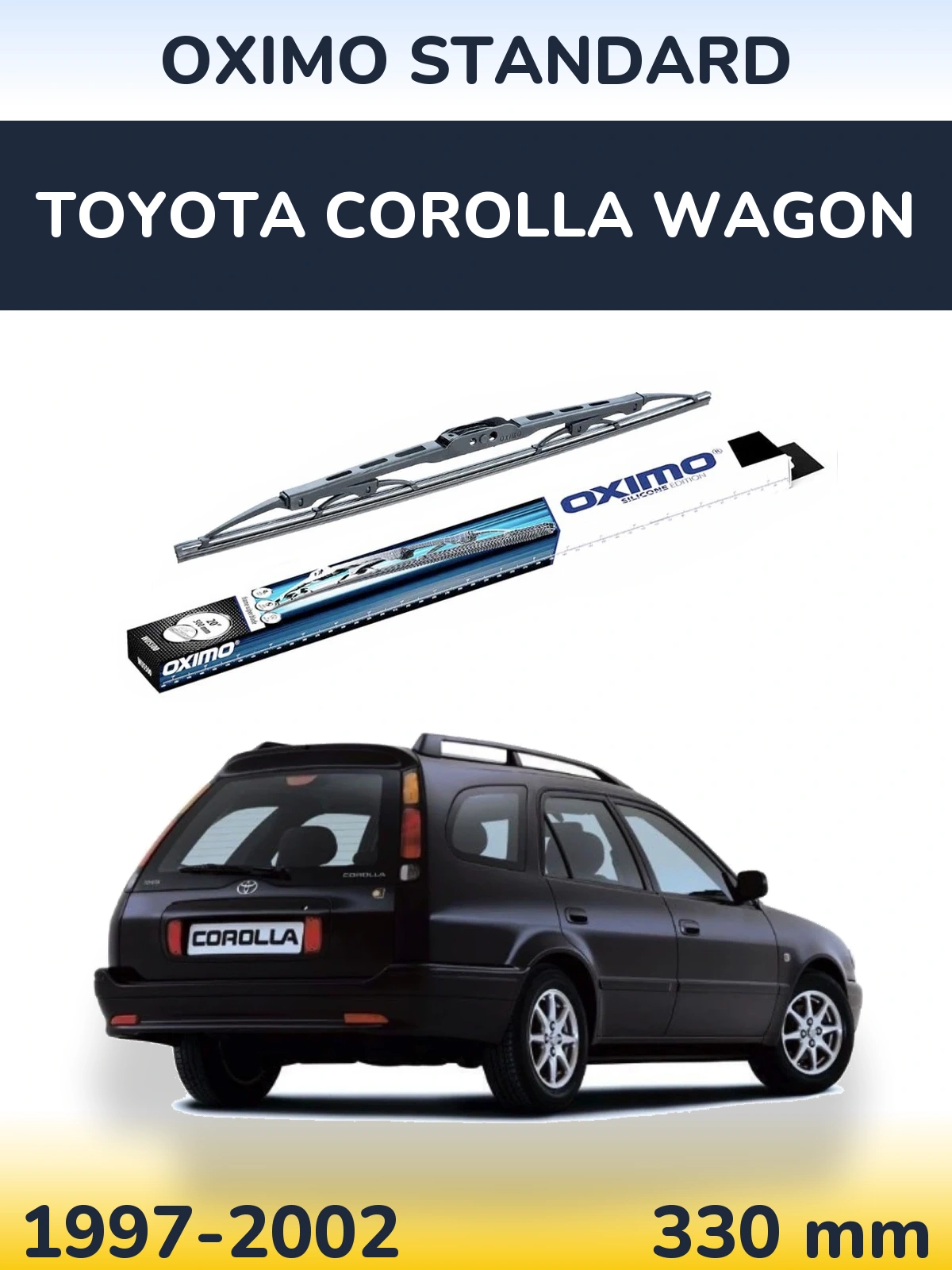 Tylna wycieraczka Oximo Standard 325 mm do Toyota Corolla Wagon 1997-2002