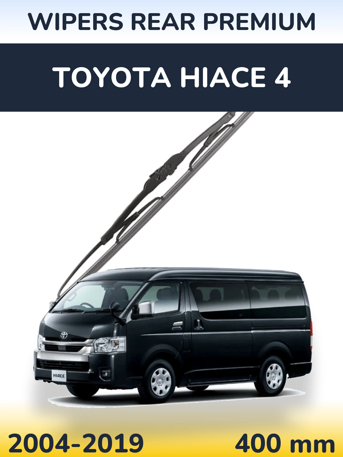 Tylna wycieraczka WIPERS REAR PREMIUM 400 mm do Toyota Hiace 4 2004-2019