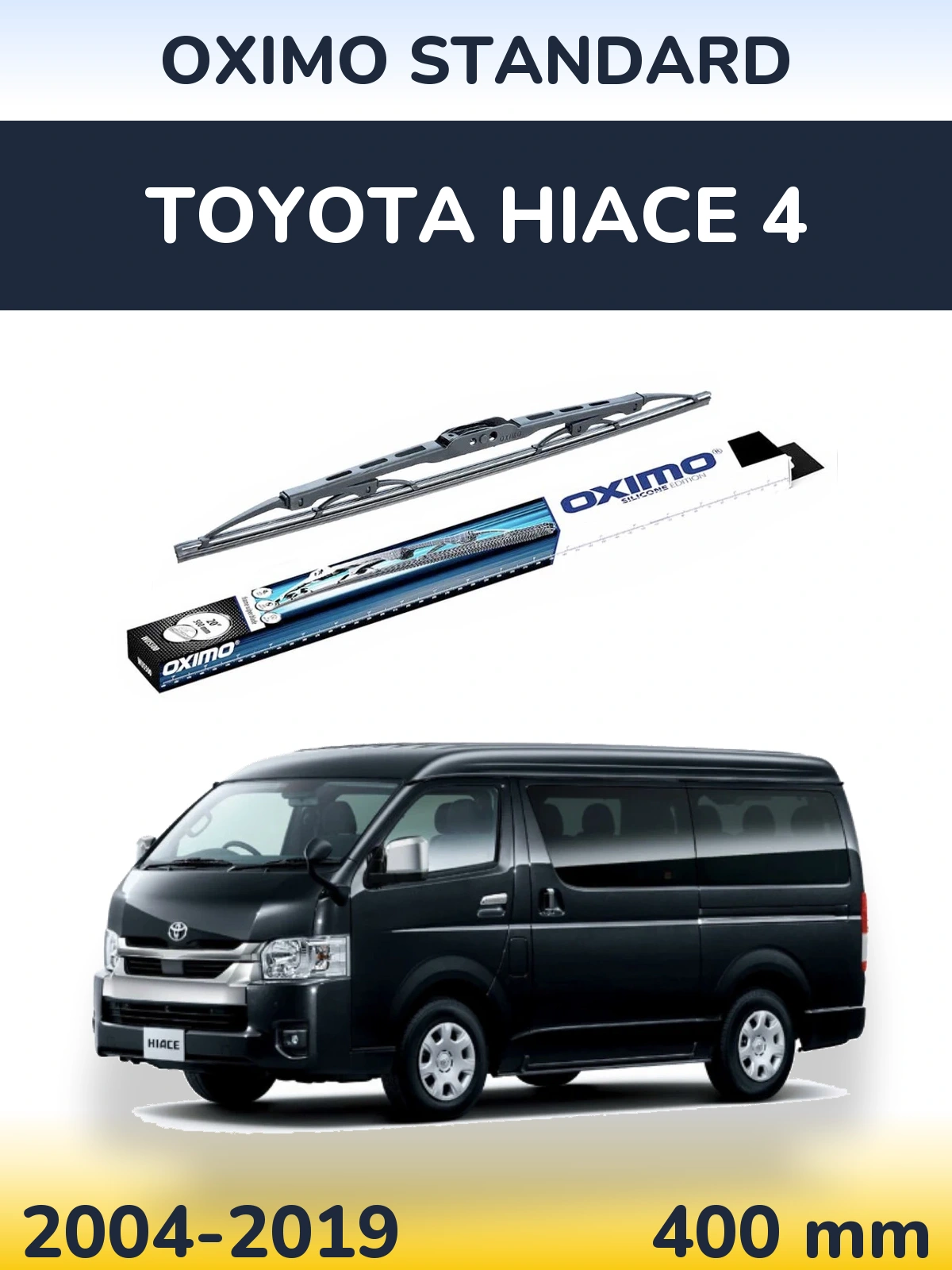 Rear wiper blade Oximo Standard 400 mm for Toyota Hiace 4 2004-2019