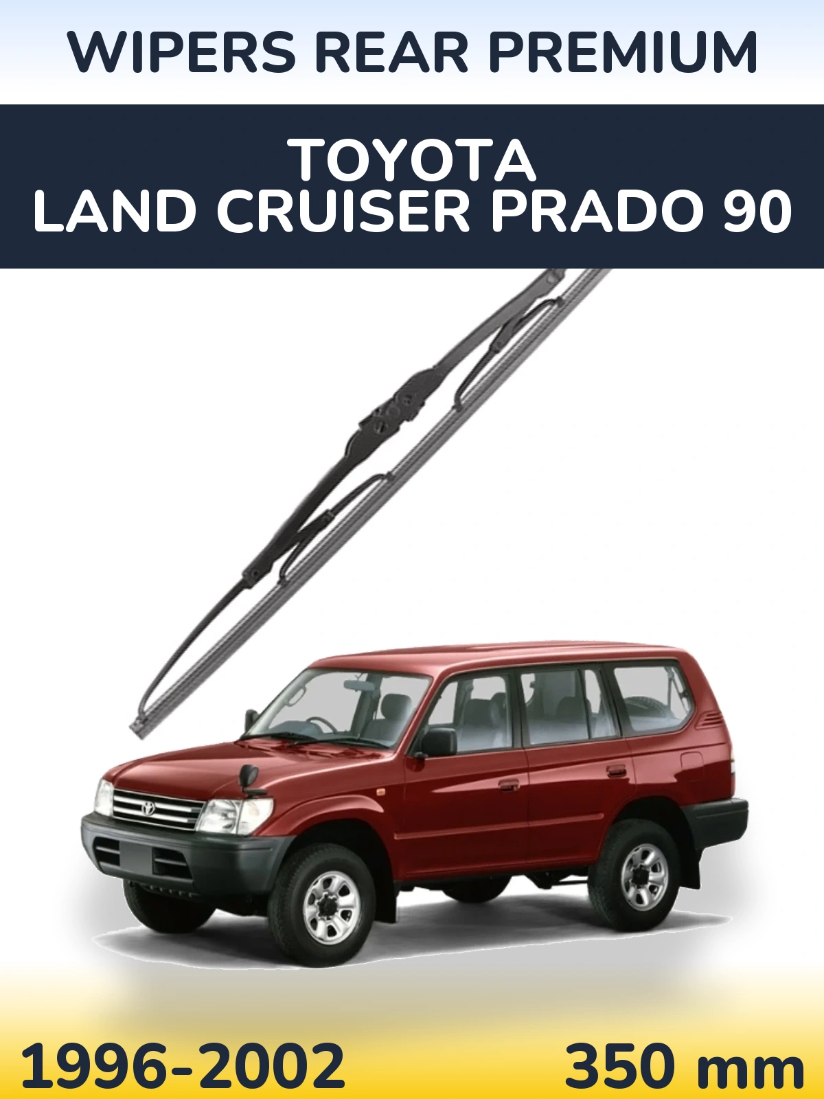 Rear wiper blade WIPERS REAR PREMIUM 350 mm for Toyota Land Cruiser Prado 90 1996-2002