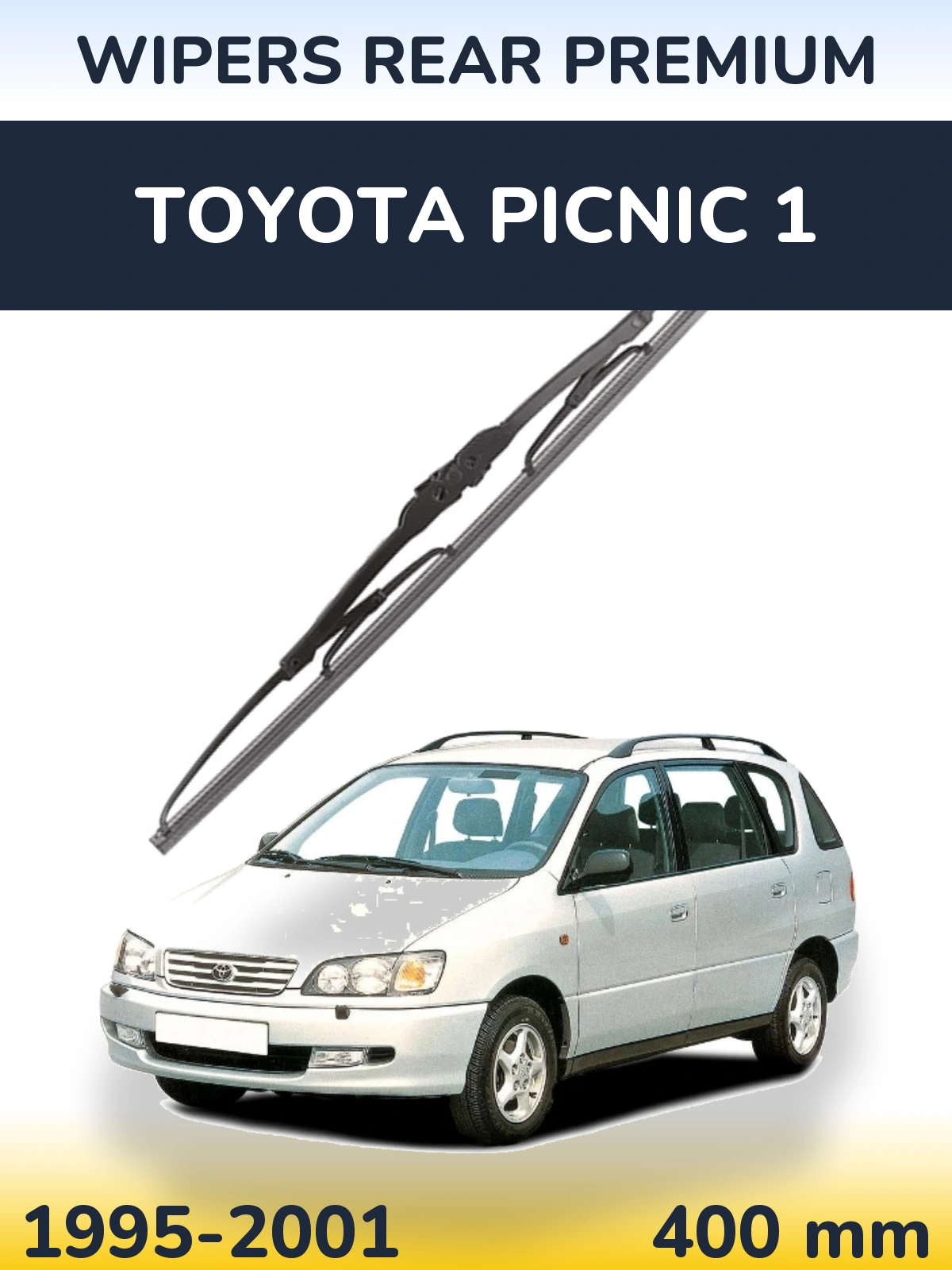 Задний дворник WIPERS REAR PREMIUM 400 мм для Toyota Picnic 1 1995-2001