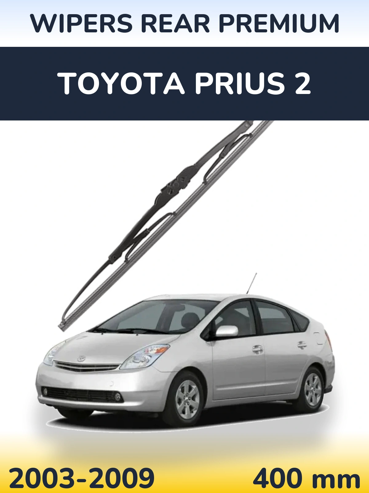 Tylna wycieraczka WIPERS REAR PREMIUM 400 mm do Toyota Prius 2 2003-2009