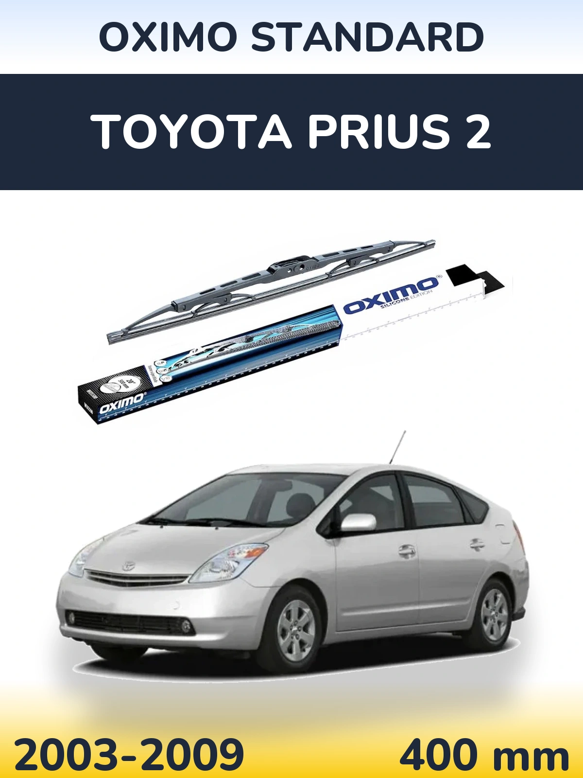 Tylna wycieraczka Oximo Standard 400 mm do Toyota Prius 2 2003-2009