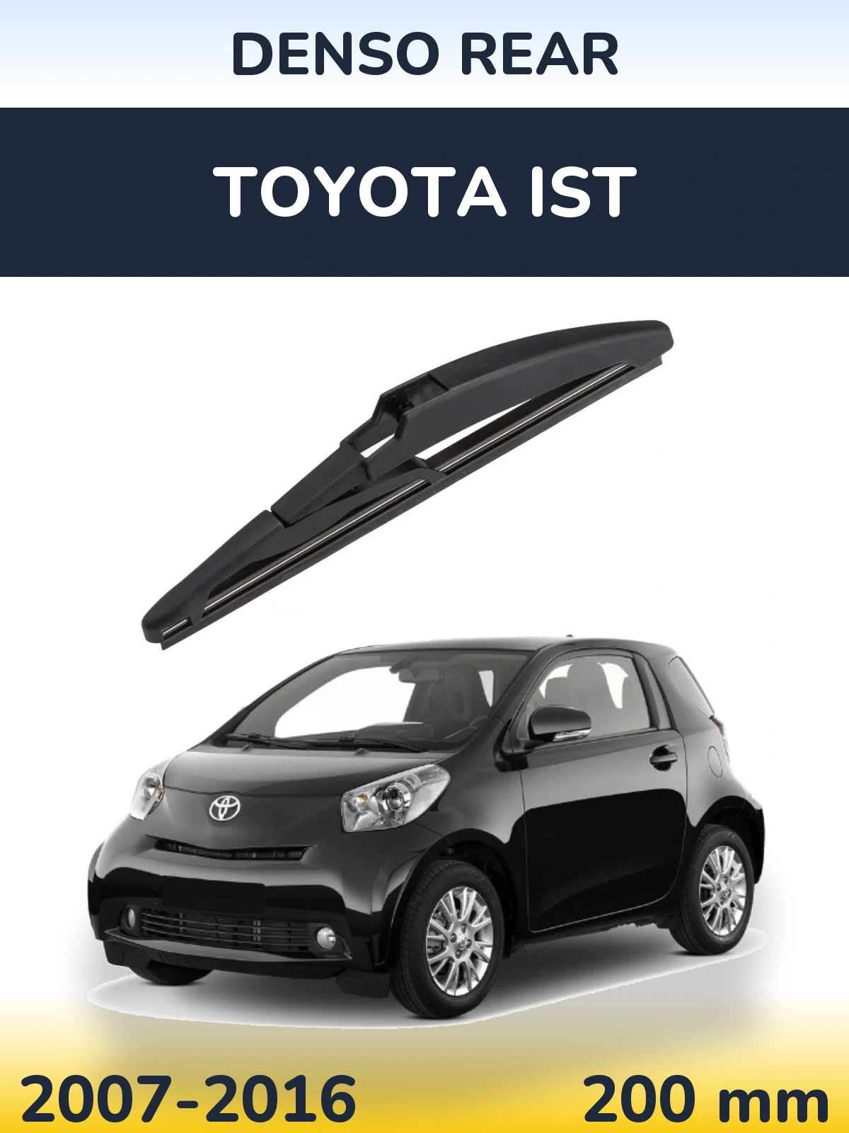 Tylna wycieraczka Denso Rear 200 mm do Toyota Ist 2007-2016