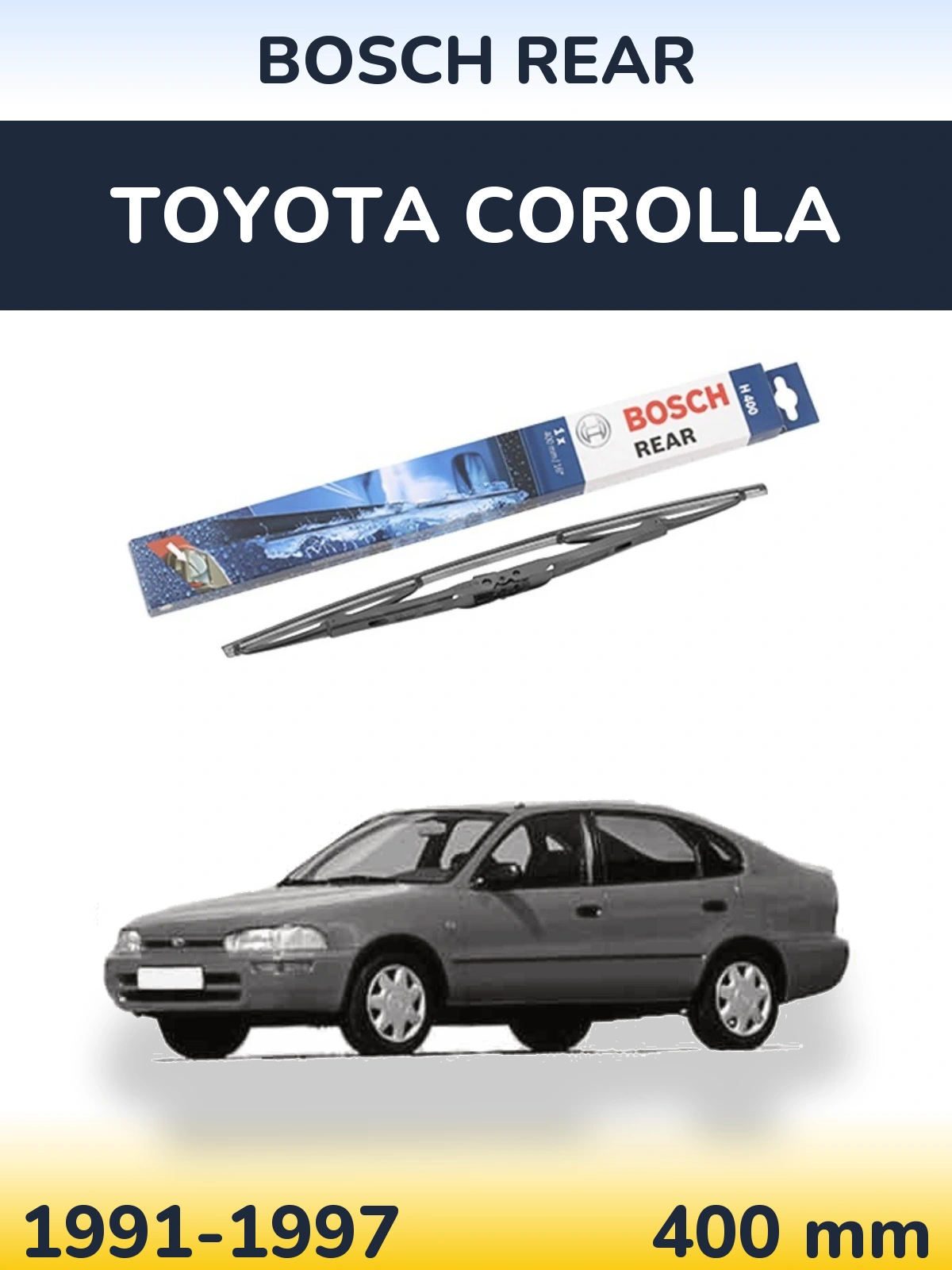 Задний дворник BOSCH Rear 400 мм для Toyota Corolla 1991-1997