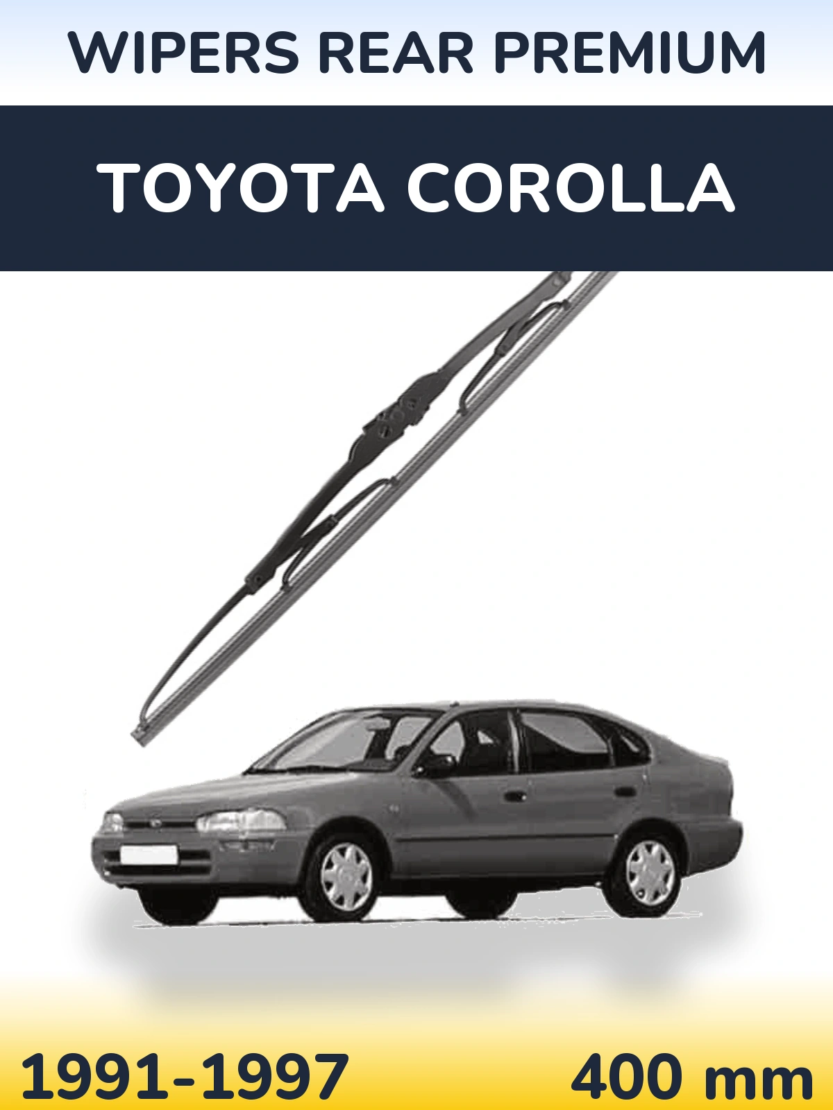 Задний дворник WIPERS REAR PREMIUM 400 мм для Toyota Corolla 1991-1997
