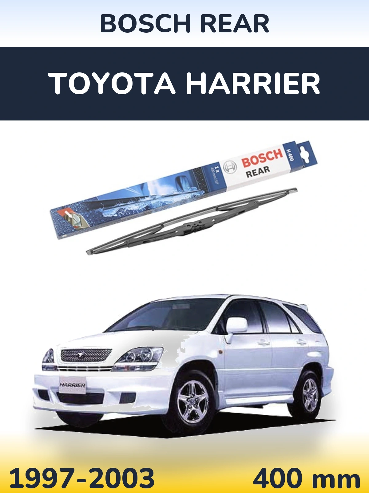 Задний дворник BOSCH Rear 400 мм для Toyota Harrier 1997-2003