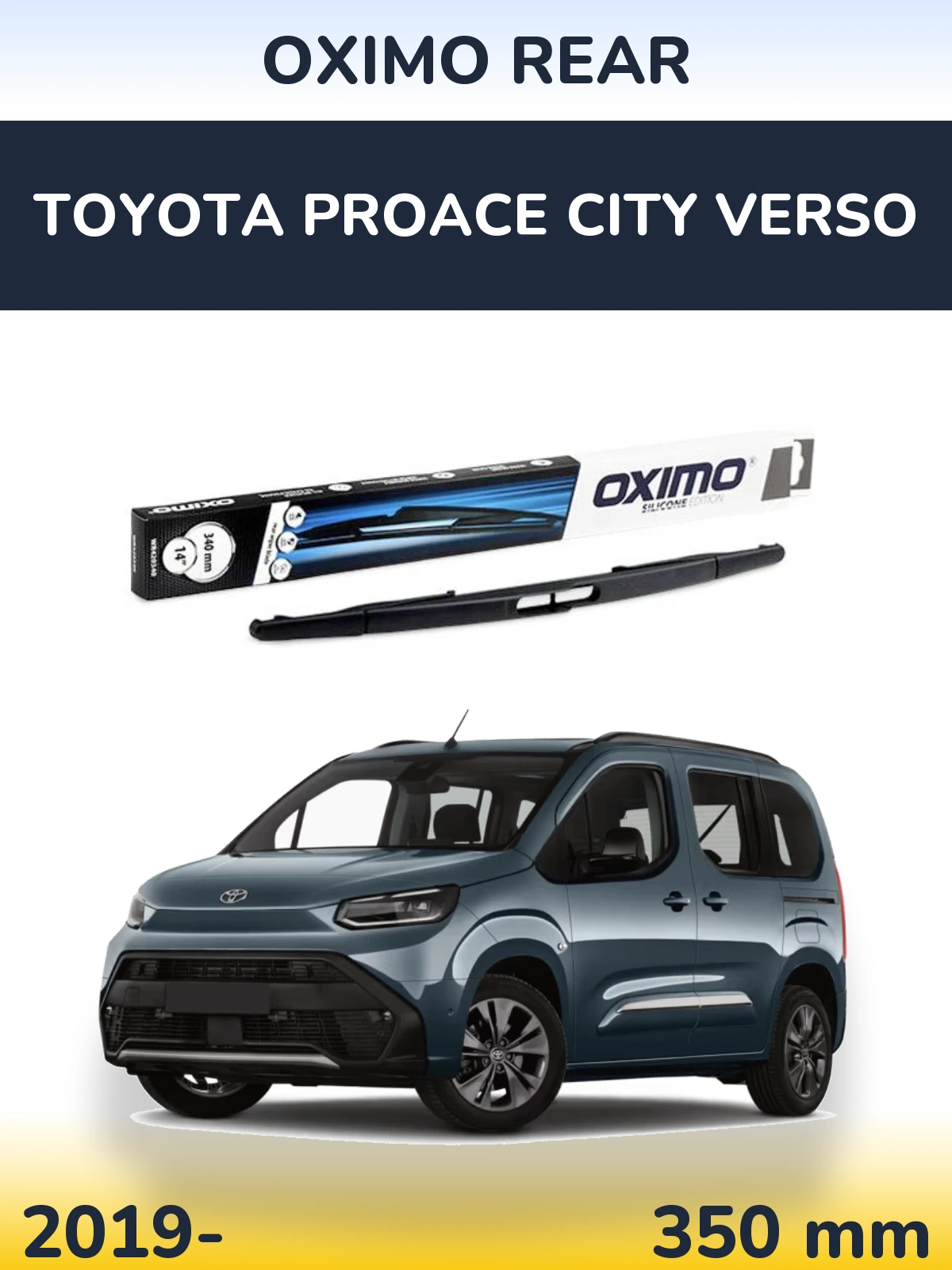 Tylna wycieraczka Oximo Rear 350 mm do Toyota ProAce City Verso 2019-2026