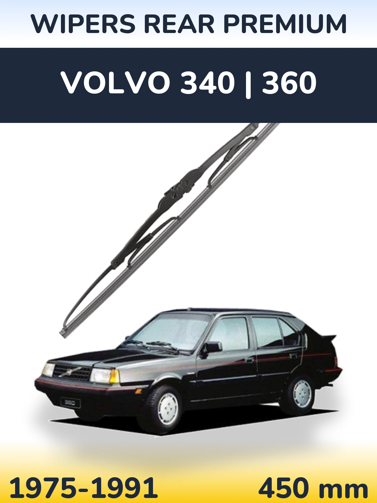 Задний дворник WIPERS REAR PREMIUM 450 мм для Volvo 340 | 360 1975-1991