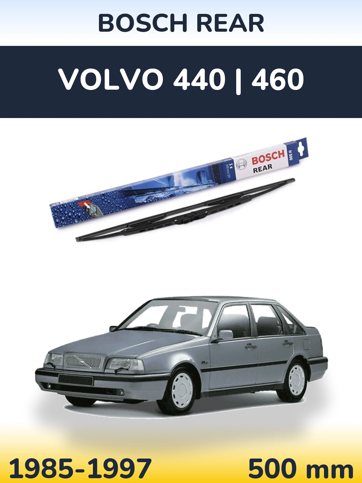 Tylna wycieraczka BOSCH Rear 500 mm do Volvo 440 | 460 1985-1997