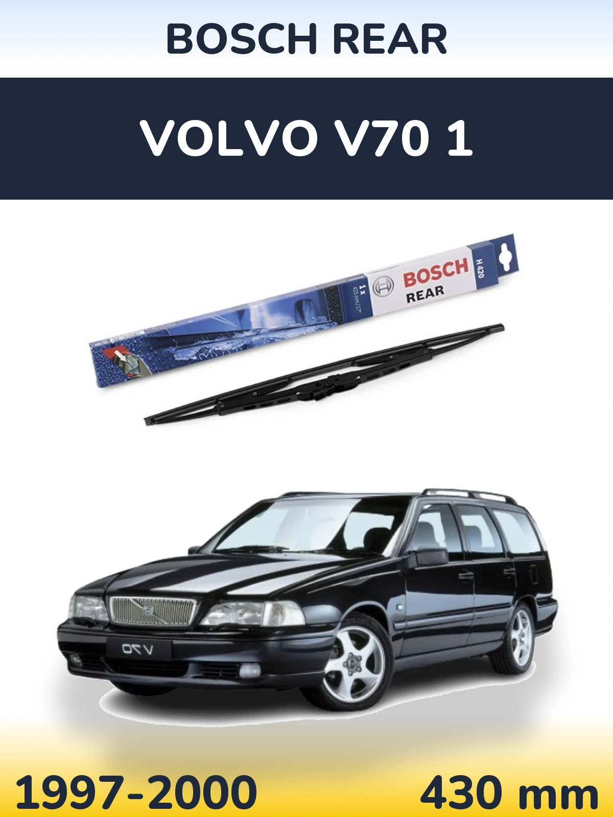 Tylna wycieraczka BOSCH Rear 425 mm do Volvo V70 1 1997-2000