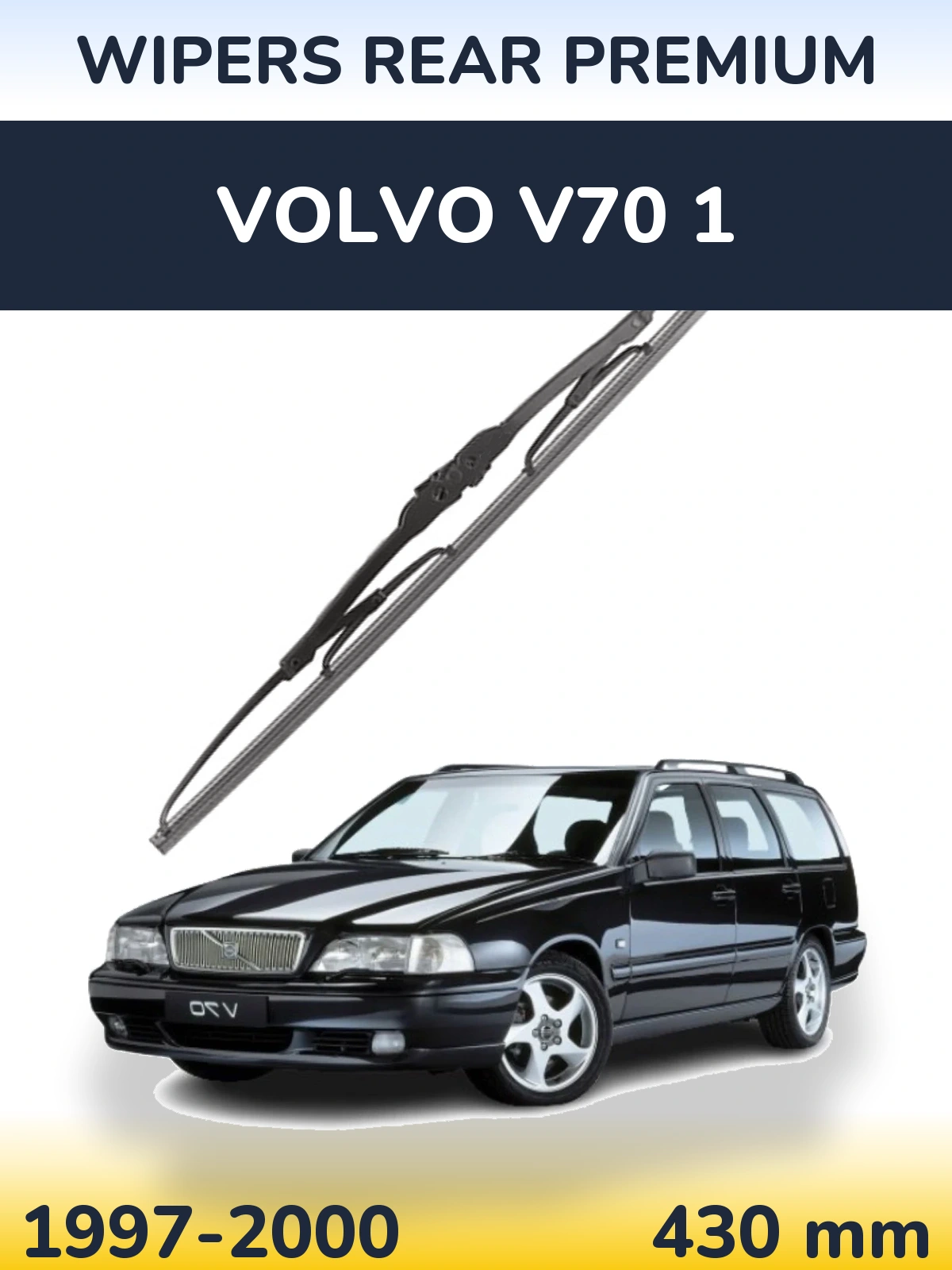 Tylna wycieraczka WIPERS REAR PREMIUM 430 mm do Volvo V70 1 1997-2000