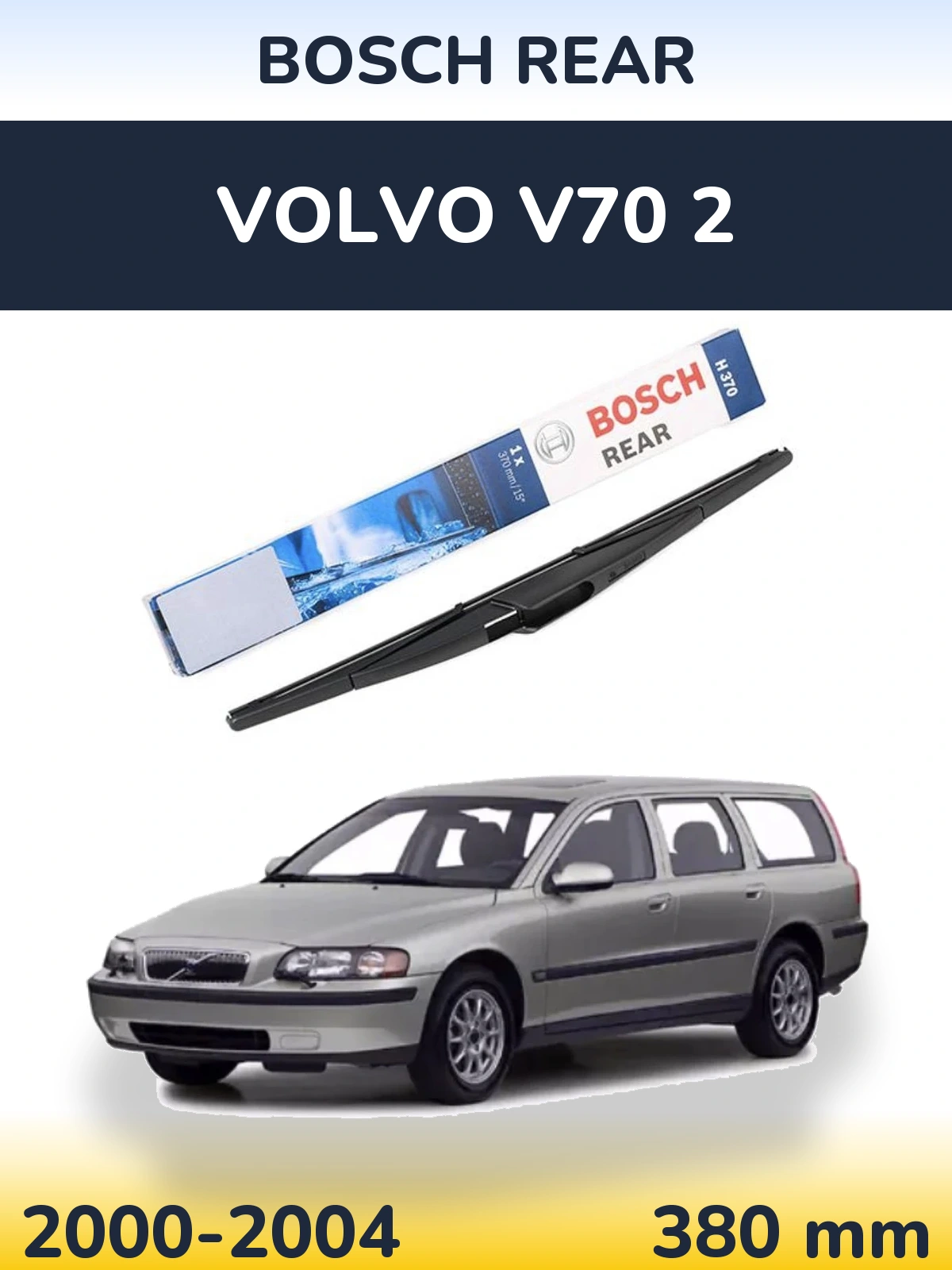 Tylna wycieraczka BOSCH Rear 370 mm do Volvo V70 2 2000-2004