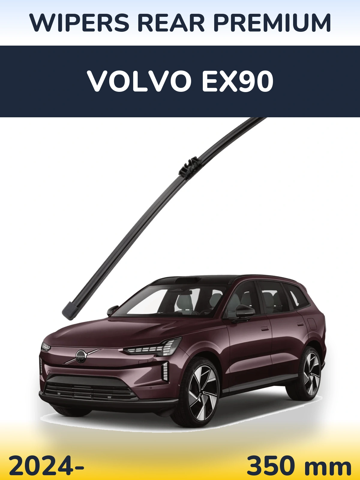 Задний дворник WIPERS REAR PREMIUM 350 мм для Volvo EX90 2024-2026