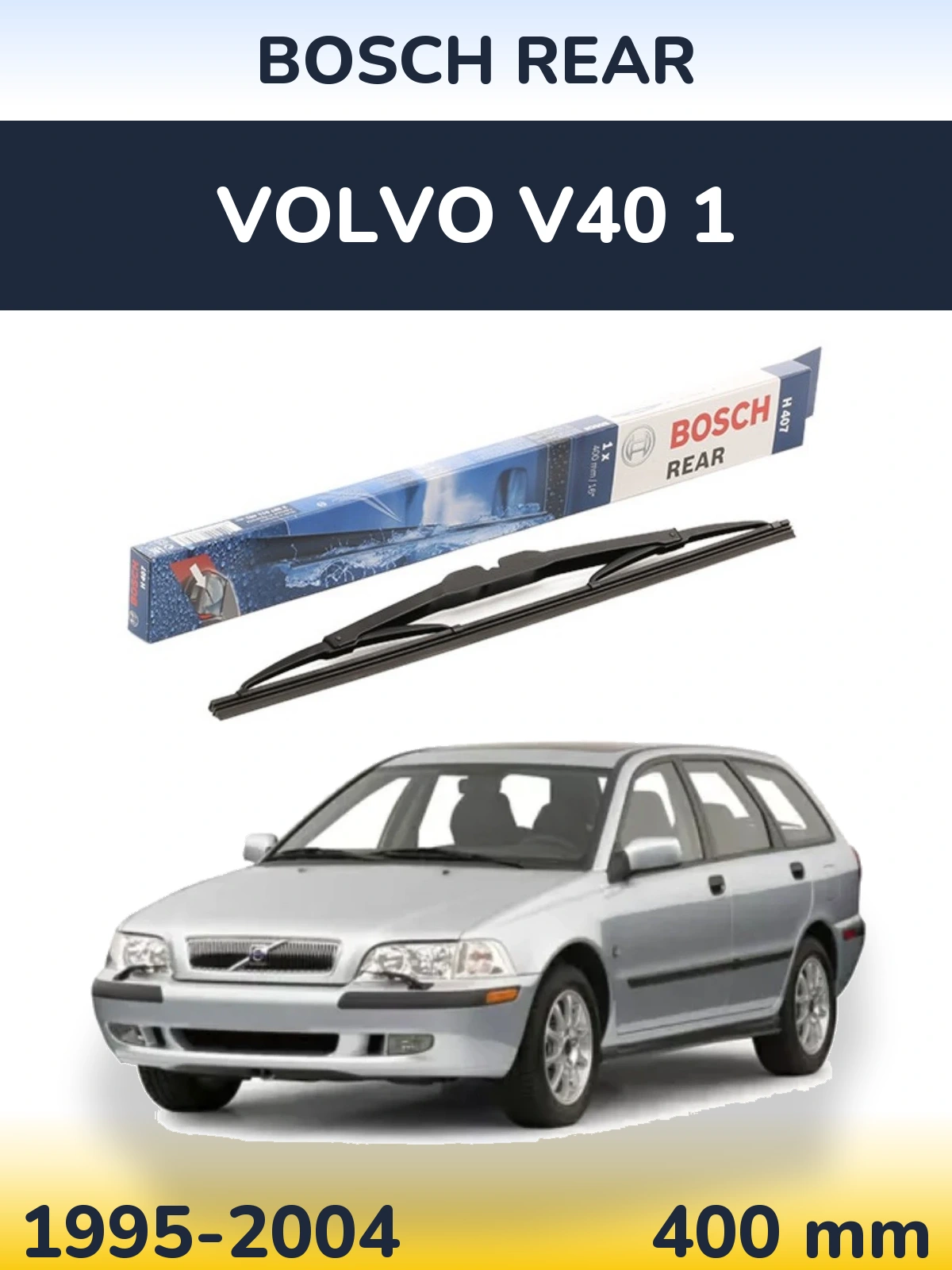 Tylna wycieraczka BOSCH Rear 400 mm do Volvo V40 1 1995-2004
