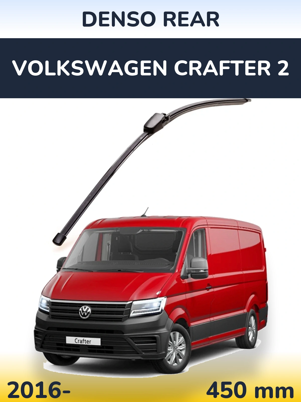 Tylna wycieraczka Denso Rear 454 mm do Volkswagen Crafter 2 2016-2026