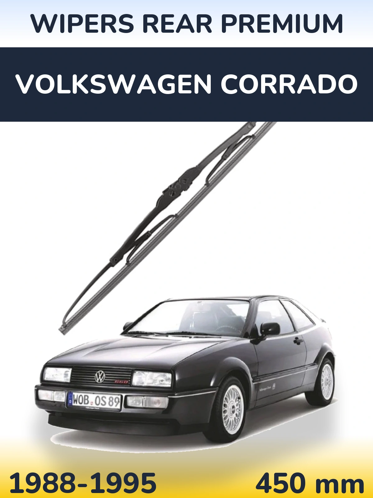 Задний дворник WIPERS REAR PREMIUM 450 мм для Volkswagen Corrado 1988-1995