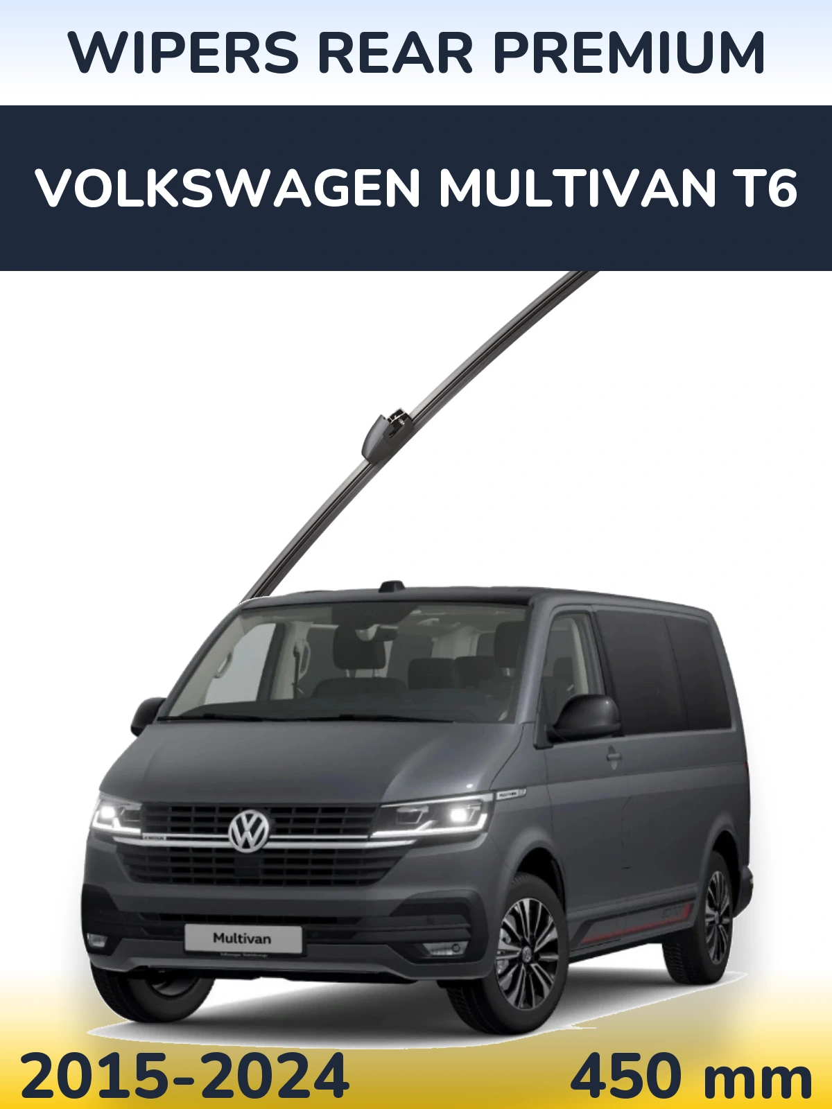 Tylna wycieraczka WIPERS REAR PREMIUM 450 mm do Volkswagen Multivan T6 2015-2024