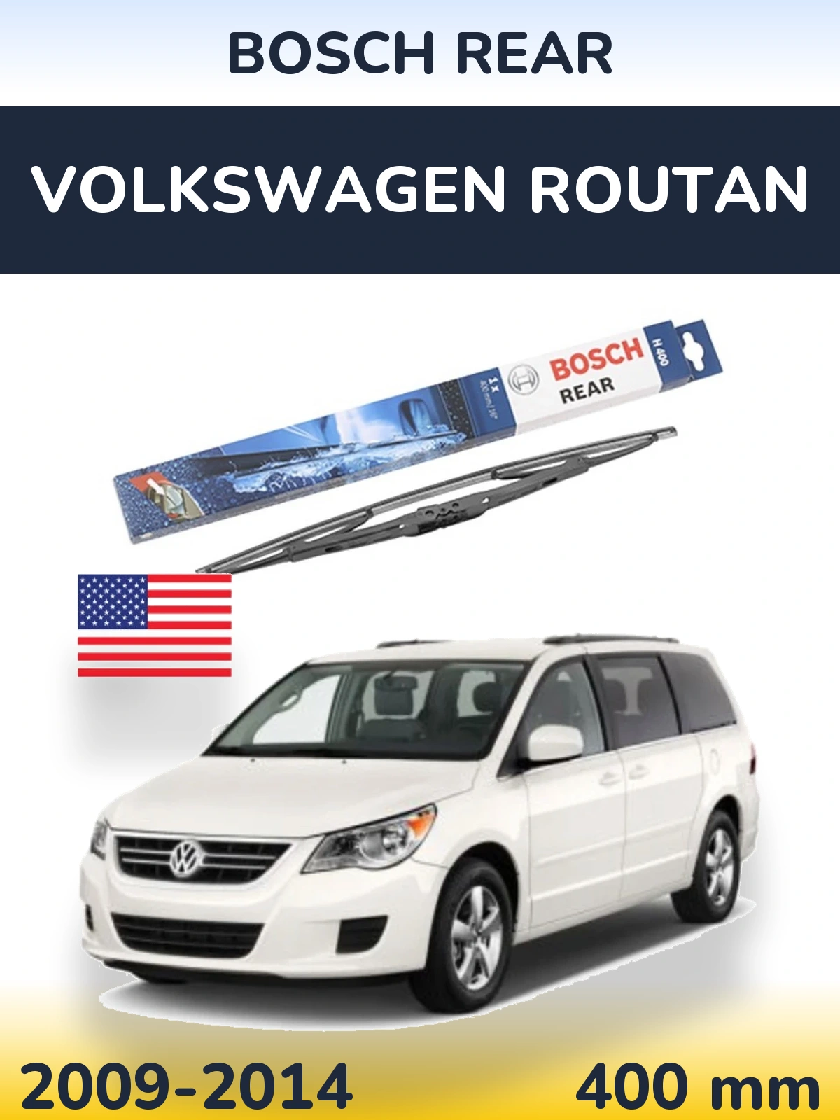 Tylna wycieraczka BOSCH Rear 400 mm do Volkswagen Routan 2009-2014