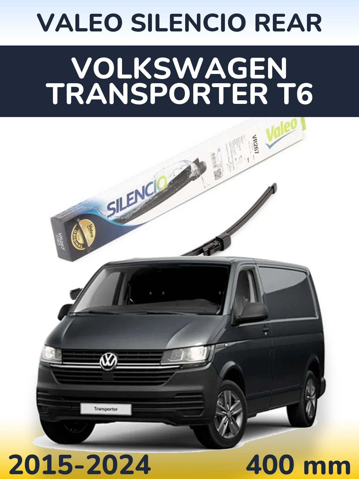 Tylna wycieraczka Valeo Silencio Rear 400 mm do Volkswagen Transporter T6 2015-2024