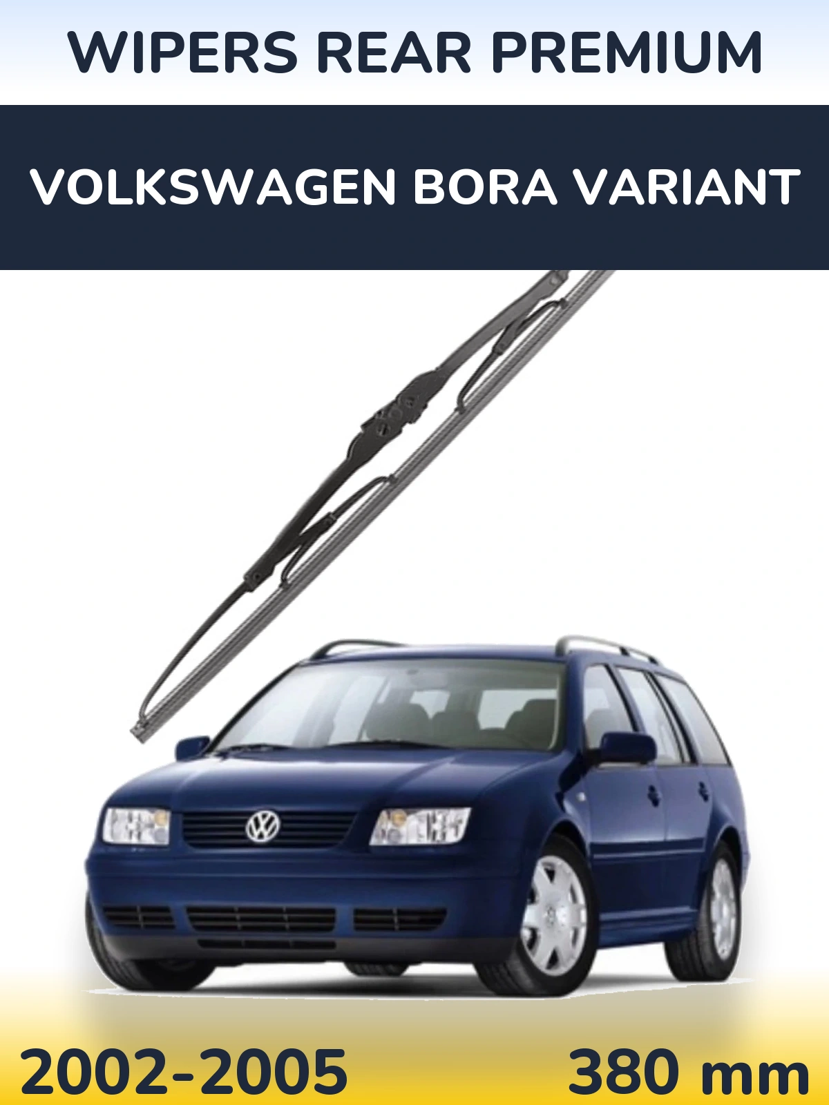 Задний дворник WIPERS REAR PREMIUM 380 мм для Volkswagen Bora Variant 2002-2005