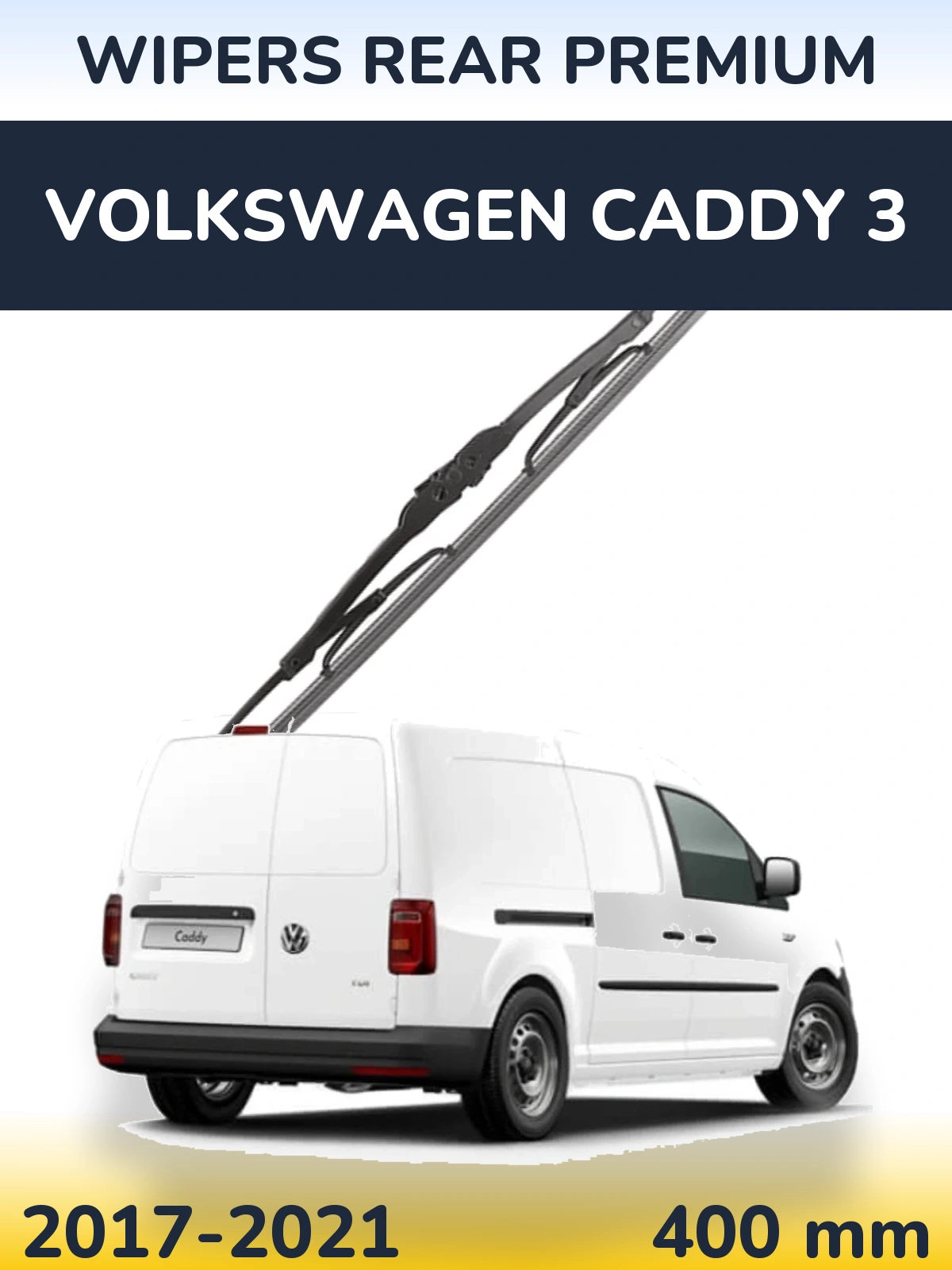 Tylna wycieraczka WIPERS REAR PREMIUM 400 mm do Volkswagen Caddy 3 2017-2021