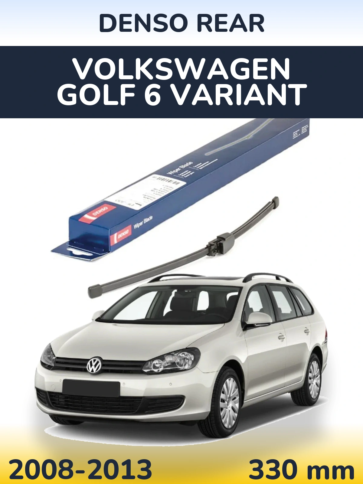 Tylna wycieraczka Denso Rear 335 mm do Volkswagen Golf 6 Variant 2008-2013