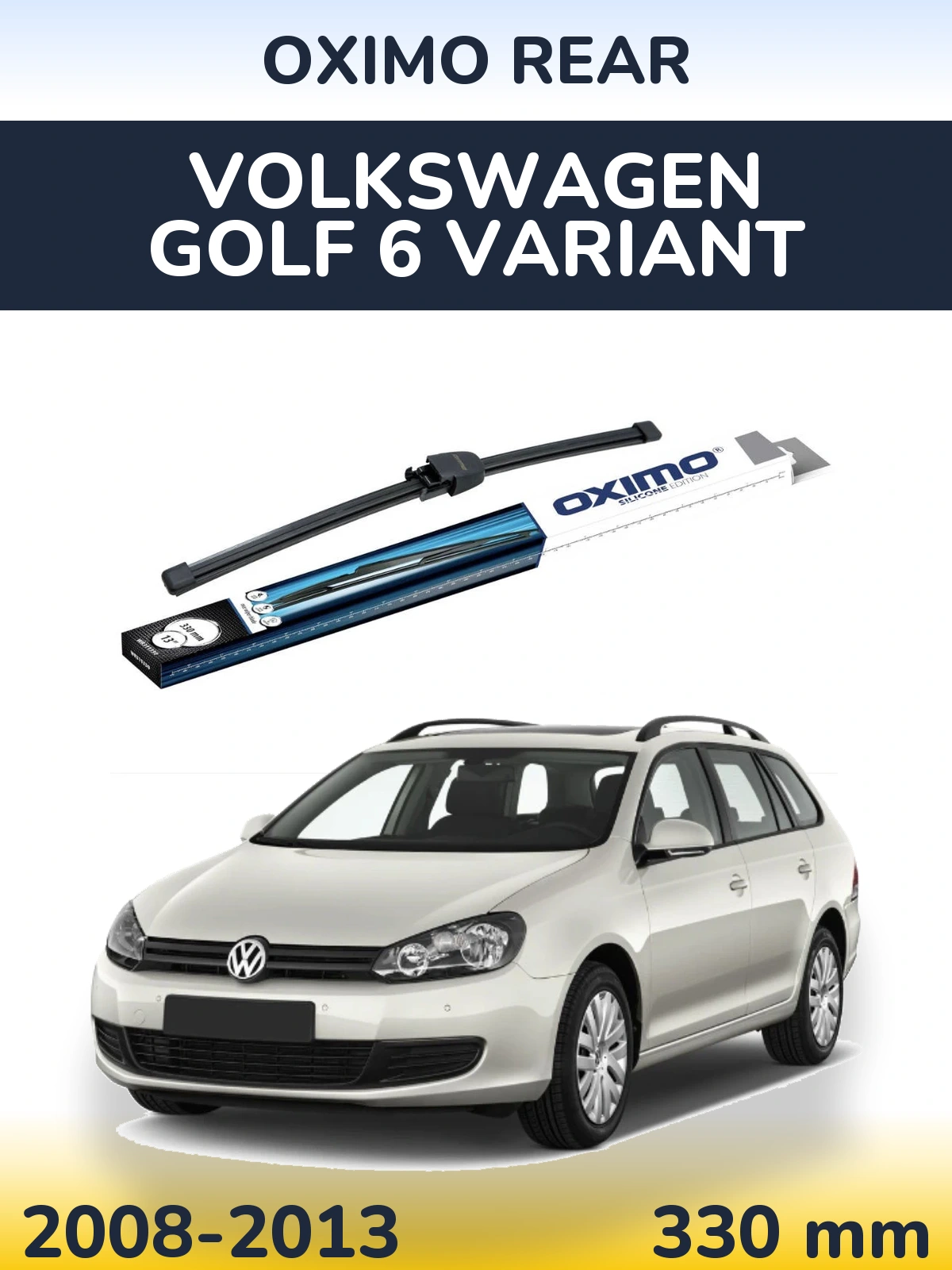 Tylna wycieraczka Oximo Rear 330 mm do Volkswagen Golf 6 Variant 2008-2013