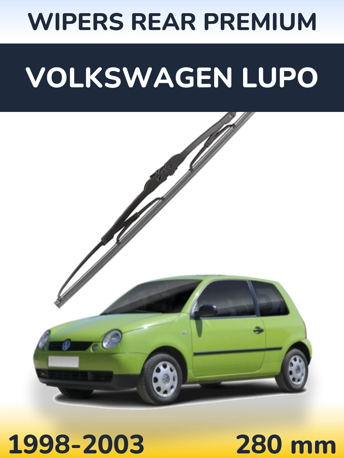Задний дворник WIPERS REAR PREMIUM 280 мм для Volkswagen Lupo 1998-2003