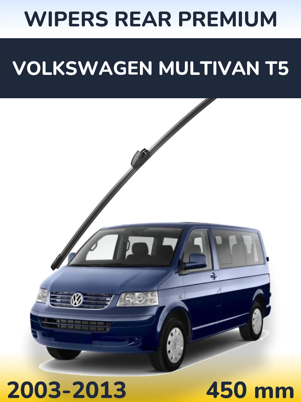 Tylna wycieraczka WIPERS REAR PREMIUM 450 mm do Volkswagen Multivan T5 2003-2013