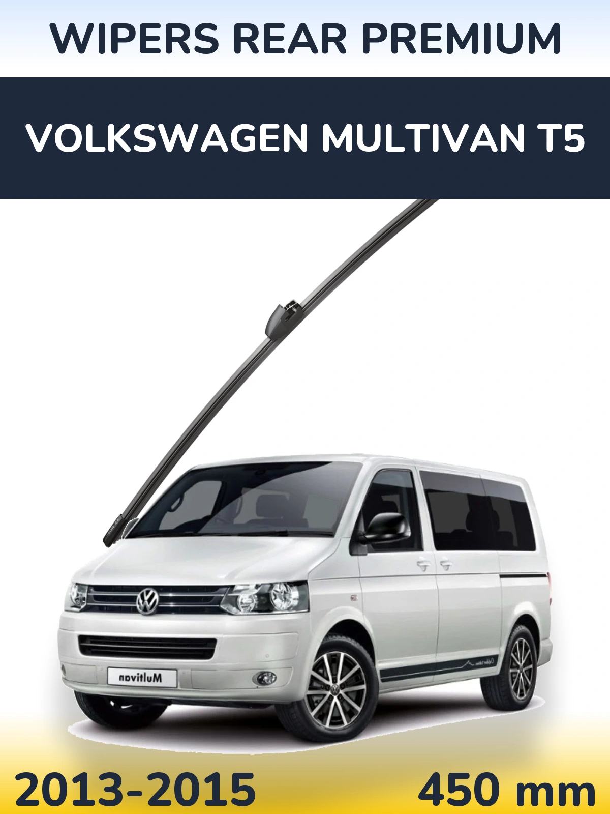 Tylna wycieraczka WIPERS REAR PREMIUM 450 mm do Volkswagen Multivan T5 2013-2015