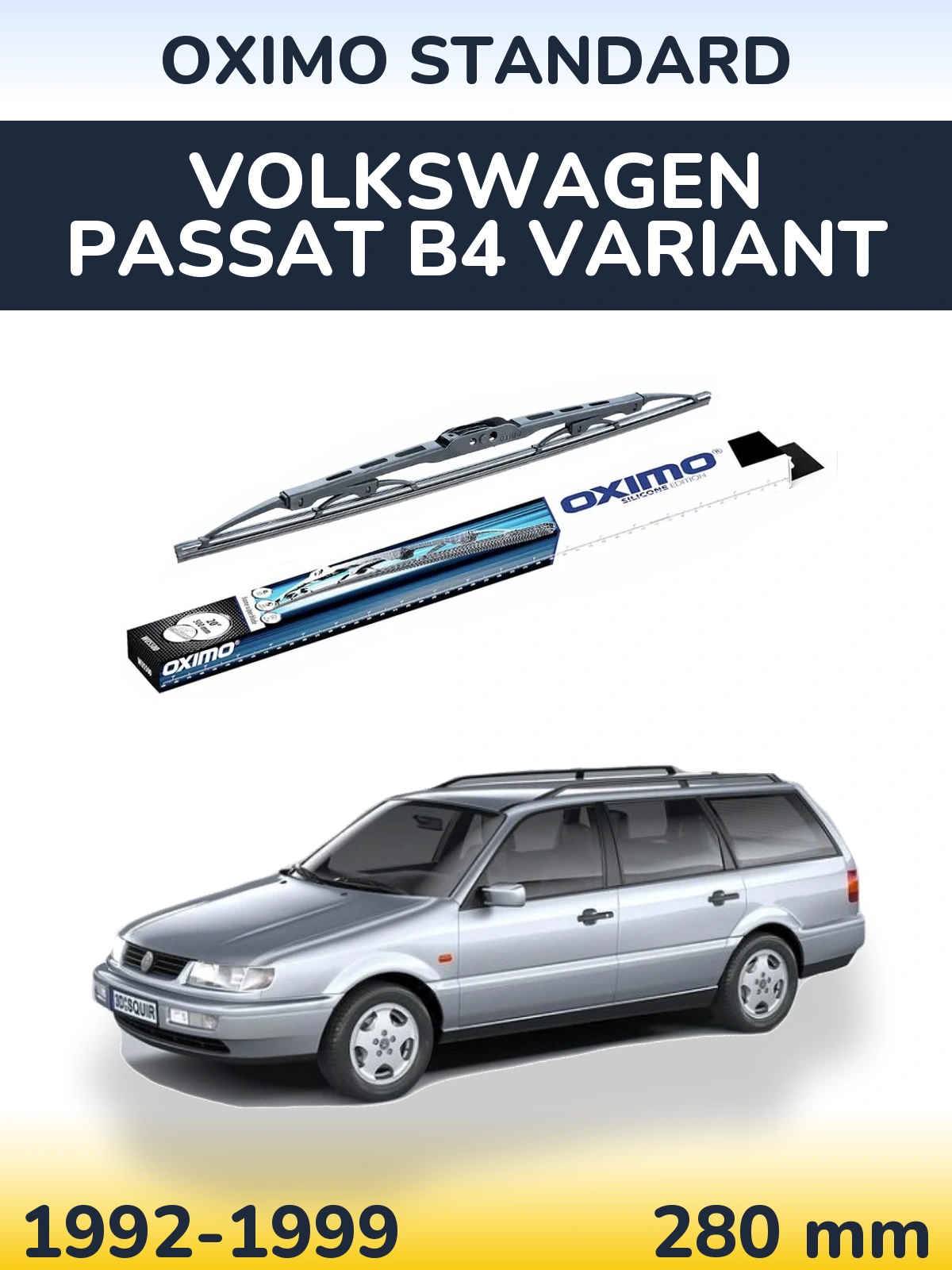 Tylna wycieraczka Oximo Standard 275 mm do Volkswagen Passat B4 Variant 1992-1999