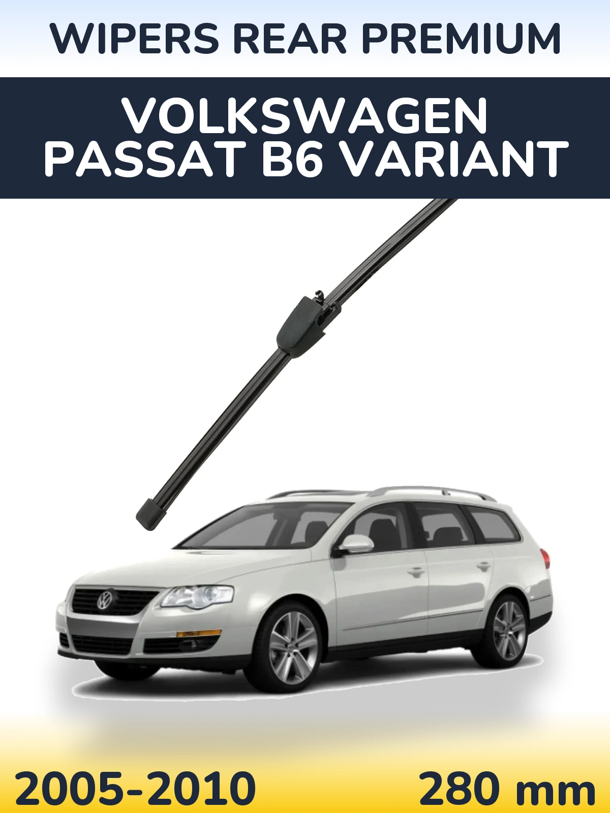 Tylna wycieraczka WIPERS REAR PREMIUM 280 mm do Volkswagen Passat B6 Variant 2005-2010