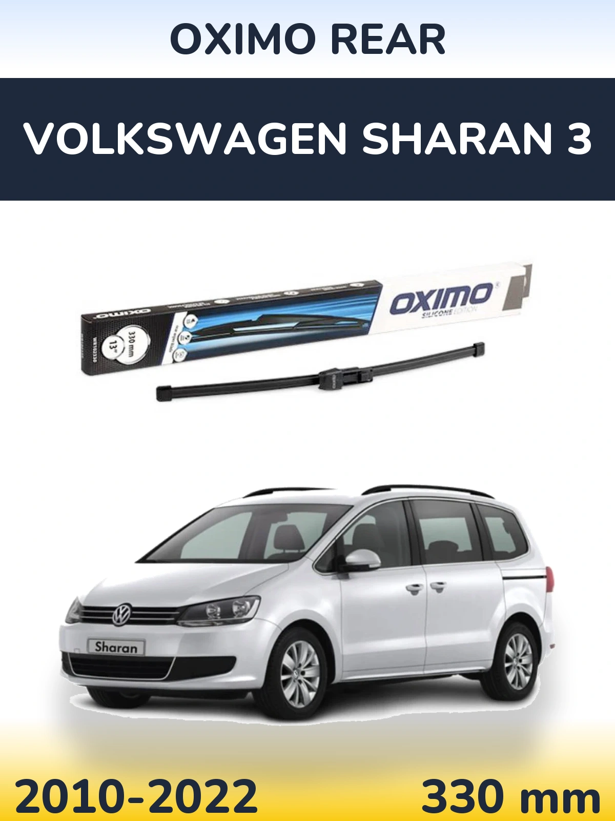Tylna wycieraczka Oximo Rear 330 mm do Volkswagen Sharan 3 2010-2022