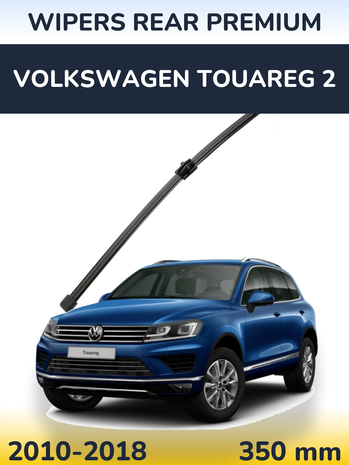 Rear wiper blade WIPERS REAR PREMIUM 350 mm for Volkswagen Touareg 2 2010-2018