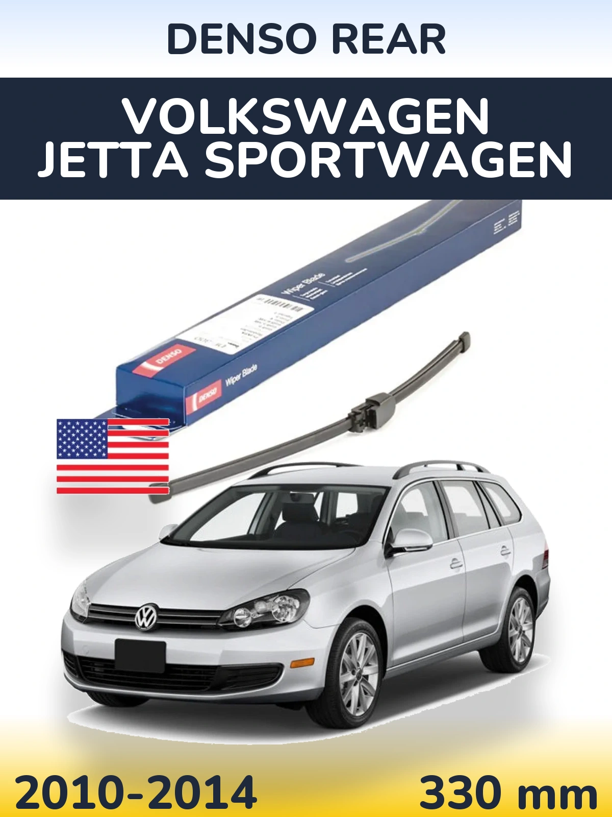 Tylna wycieraczka Denso Rear 335 mm do Volkswagen Jetta SportWagen 2010-2014