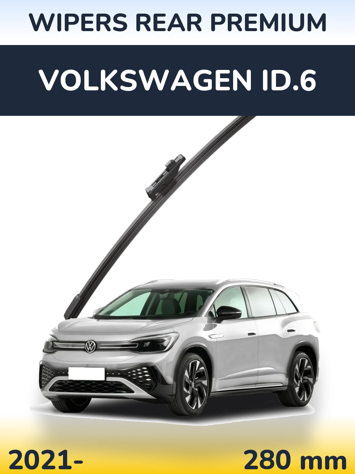 Задний дворник WIPERS REAR PREMIUM 280 мм для Volkswagen ID.6 2021-2026