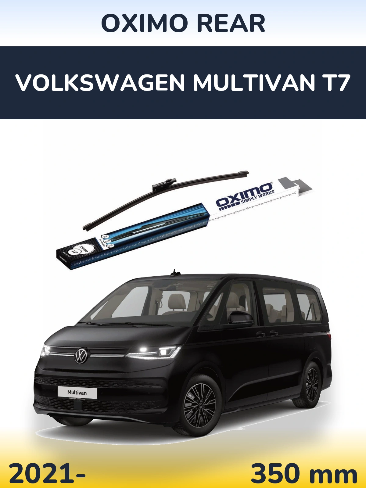 Tylna wycieraczka Oximo Rear 350 mm do Volkswagen Multivan T7 2021-2026