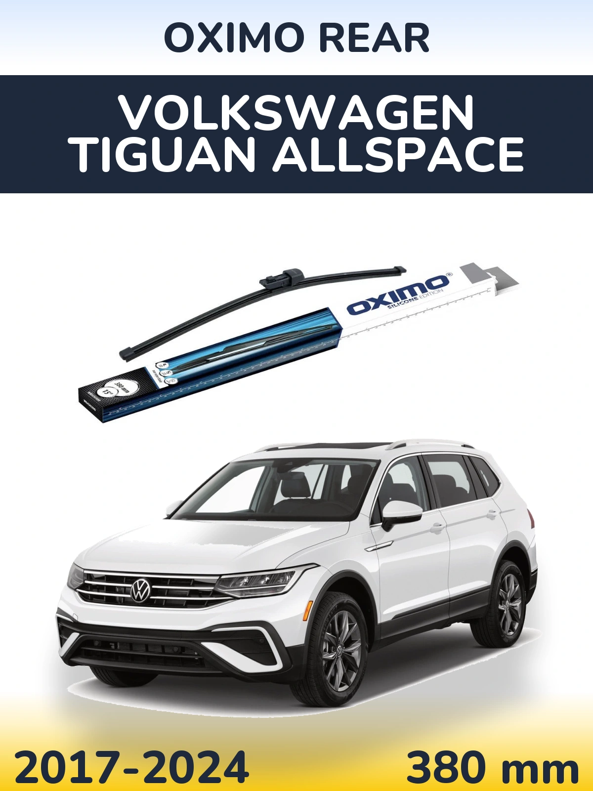 Tylna wycieraczka Oximo Rear 380 mm do Volkswagen Tiguan Allspace 2017-2024