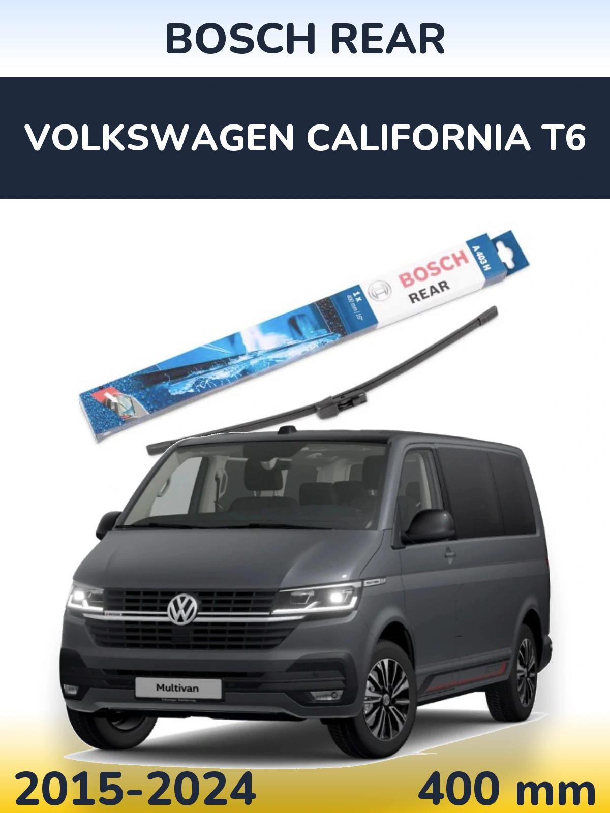 Tylna wycieraczka BOSCH Rear 400 mm do Volkswagen California T6 2015-2024