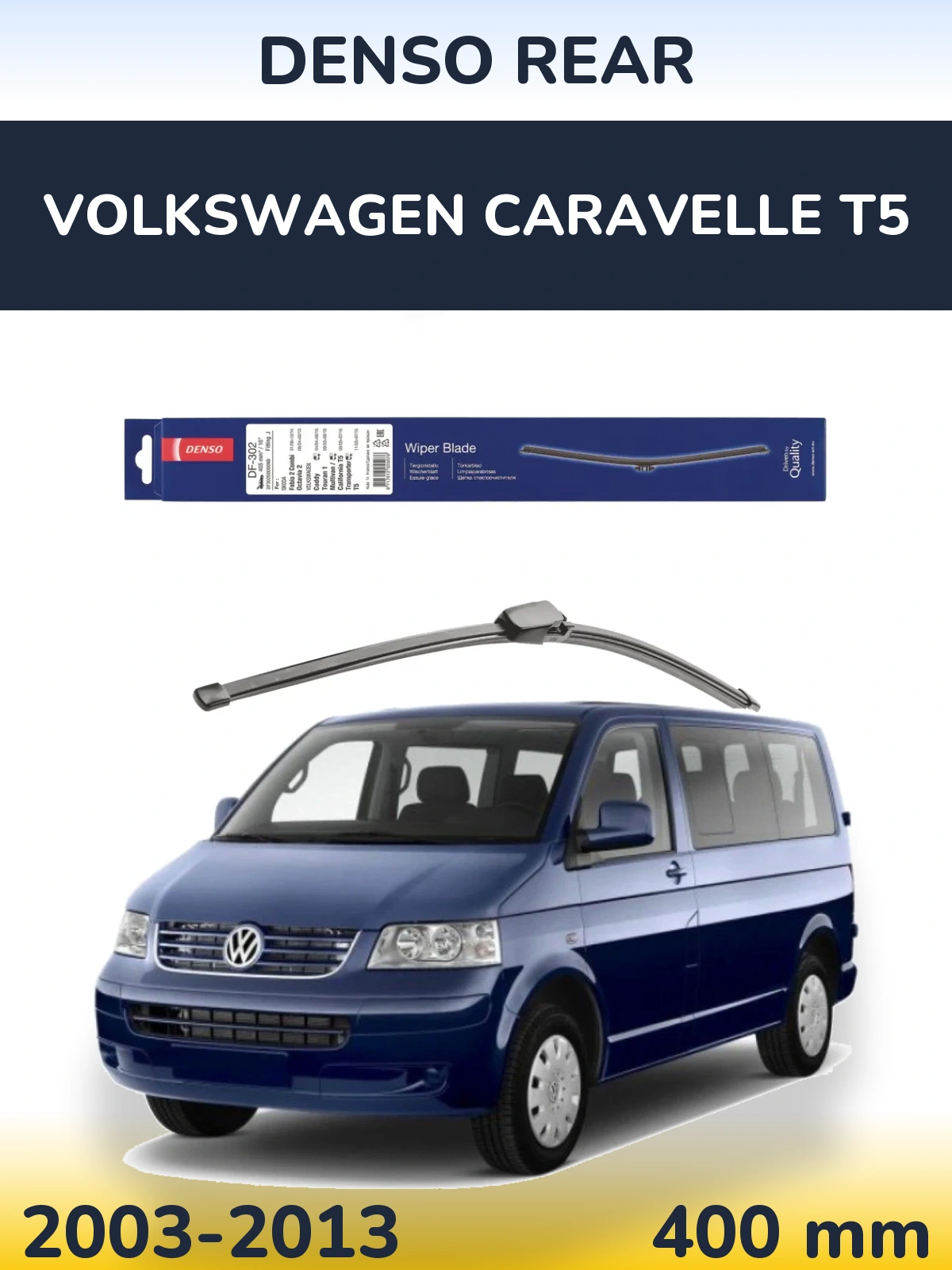 Tylna wycieraczka Denso Rear 400 mm do Volkswagen Caravelle T5 2003-2013