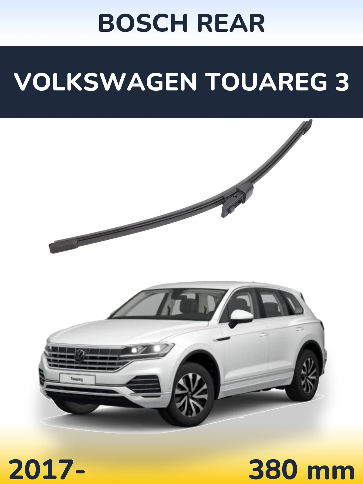 Tylna wycieraczka BOSCH Rear 380 mm do Volkswagen Touareg 3 2017-2026
