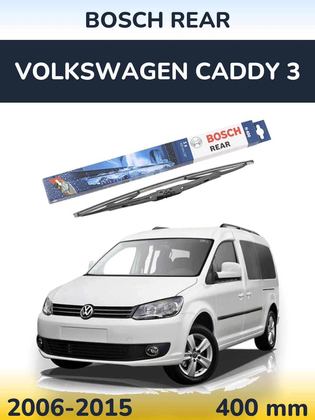 Tylna wycieraczka BOSCH Rear 400 mm do Volkswagen Caddy 3 2006-2015